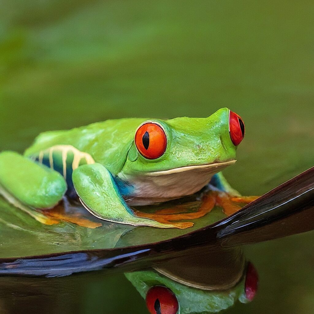 Red-eyed tree frog